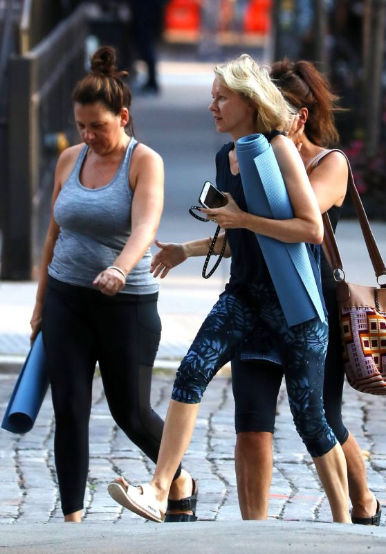 NAOMI WATTS Leaves Yoga Class in New York 10/01/2017