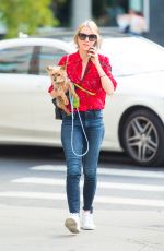 NAOMI WATTS Out with Her Dog in New York 10/07/2017