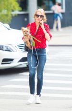 NAOMI WATTS Out with Her Dog in New York 10/07/2017