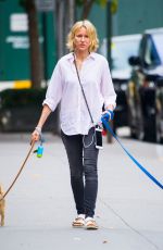 NAOMI WATTS Out with Her Dogs in New York 10/15/2017