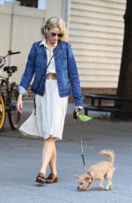 NAOMI WATTS Picks Up After Her Dog in in New York 10/04/2017