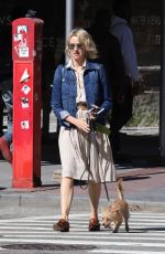 NAOMI WATTS Picks Up After Her Dog in in New York 10/04/2017
