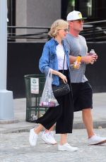 NAOMI WTTS Out with Her Brother Ben in New York 10/22/2017