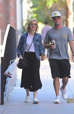 NAOMI WTTS Out with Her Brother Ben in New York 10/22/2017