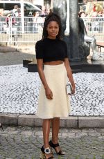 NAOMIE HARRIS at Miu Miu Show at Paris Fashion Week 10/03/2017