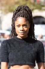 NAOMIE HARRIS at Miu Miu Show at Paris Fashion Week 10/03/2017