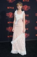 NATALIA DYER at Stranger Things Season 2 Premiere in Los Angeles 10/26/2017