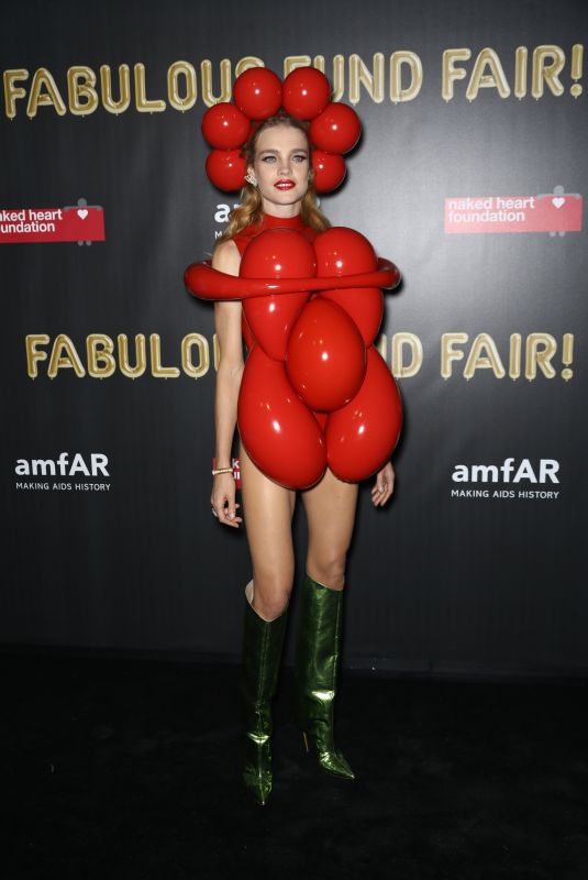 NATALIA VODIANOVA at 2017 Amfar Fabulous Fund Fair in New York 10/28/2017