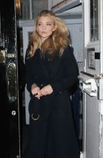 NATALIE DORMER Leaves Haymarket Theatre in London 10/18/2017