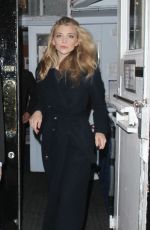NATALIE DORMER Leaves Haymarket Theatre in London 10/18/2017