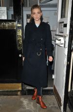 NATALIE DORMER Leaves Haymarket Theatre in London 10/28/2017