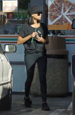 NAYA RIVERA at 7-Eleven in Los Angeles 10/06/2017