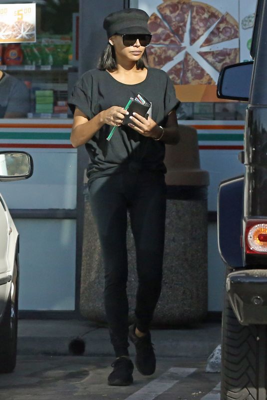 NAYA RIVERA at 7-Eleven in Los Angeles 10/06/2017