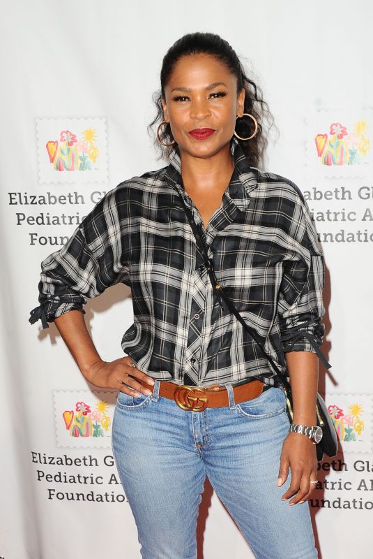 NIA LONG at 28th Annual A Time for Heroes Family Festival in Culver City 10/29/2017