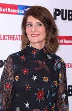 NIA VARDALOS at Tiny Beautiful Things Opening Night Party in New York 10/03/2017