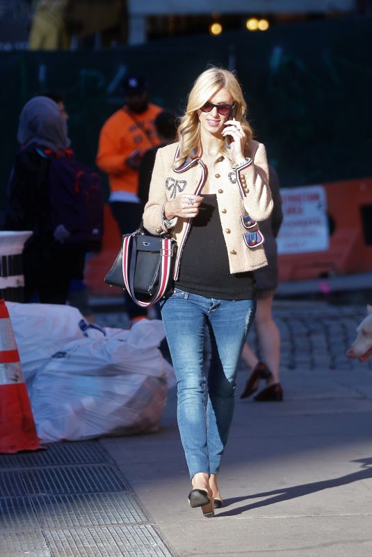 NICKY HILTON Out and About in New York 10/20/2017