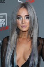 NICOLA HUGHES at Kiss FM’s Haunted House Party in London 10/26/2017