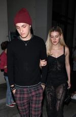 NICOLA PELTZ and Anwar Hadid Leaves Catch LA in West Hollywood 10/24/2017
