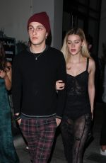 NICOLA PELTZ and Anwar Hadid Leaves Catch LA in West Hollywood 10/24/2017