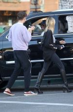 NICOLA PELTZ and Anwar Hadid Out for Pinkberry Yogurt in Beverly Hills10/18/2017