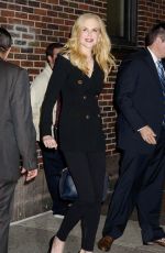 NICOLE KIDMAN Arrives at Late Show with Stephen Colbert in New York 10/23/2017