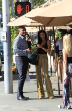 NICOLE WILLIAMS and Larry English Out for Lunch in Beverly Hills 10/25/2017