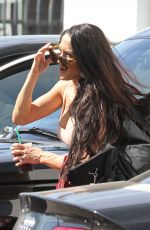 NIKKI BELLA and Artem Chigvintsev Arrives at a Dance Practice in Los Angeles 10/17/2017
