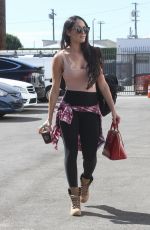 NIKKI BELLA and Artem Chigvintsev Arrives at a Dance Practice in Los Angeles 10/17/2017