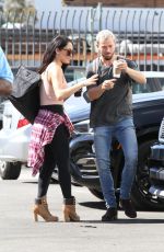 NIKKI BELLA and Artem Chigvintsev Arrives at a Dance Practice in Los Angeles 10/17/2017
