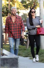 NIKKI BELLA and Artem Chigvintsev at Verne Coffee in West Hollywood 10/04/2017