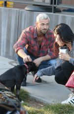 NIKKI BELLA and Artem Chigvintsev at Verne Coffee in West Hollywood 10/04/2017