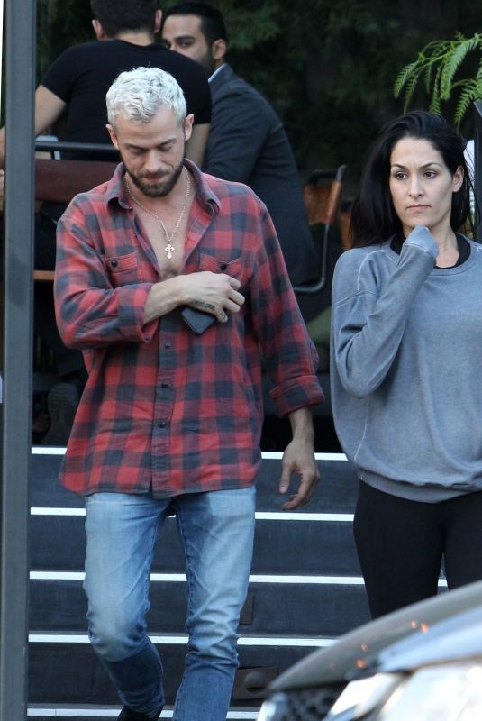 NIKKI BELLA and Artem Chigvintsev at Verne Coffee in West Hollywood 10/04/2017