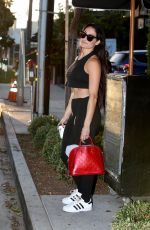 NIKKI BELLA and Artem Chigvintsev at Verne Coffee in West Hollywood 10/04/2017