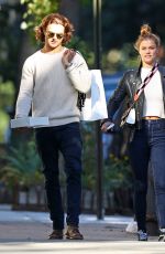 NINA AGDAL and Jack Brinkley-cook Out Shopping in New York 10/17/2017