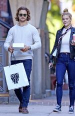 NINA AGDAL and Jack Brinkley-cook Out Shopping in New York 10/17/2017