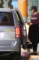 NINA DOBREV Arrives in Toronto to Film Lucky Day 10/02/2017