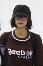 NINA DOBREV Arrives in Toronto to Film Lucky Day 10/02/2017