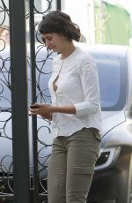 NINA DOBREV at Nine Zero One Salon in West Hollywood 10/17/2017