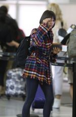 NINA DOBREV at Pearson International Airport in Toronto 10/21/2017