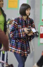 NINA DOBREV at Pearson International Airport in Toronto 10/21/2017