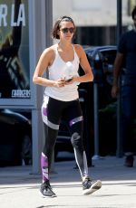 NINA DOBREV Leaves a Gym in Los Angeles 10/06/2017