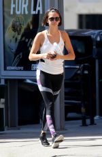 NINA DOBREV Leaves a Gym in Los Angeles 10/06/2017