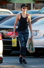 NINA DOBREV Out Shopping After Workout in Los Angeles 10/07/2017