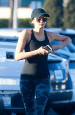 NINA DOBREV Out Shopping After Workout in Los Angeles 10/07/2017