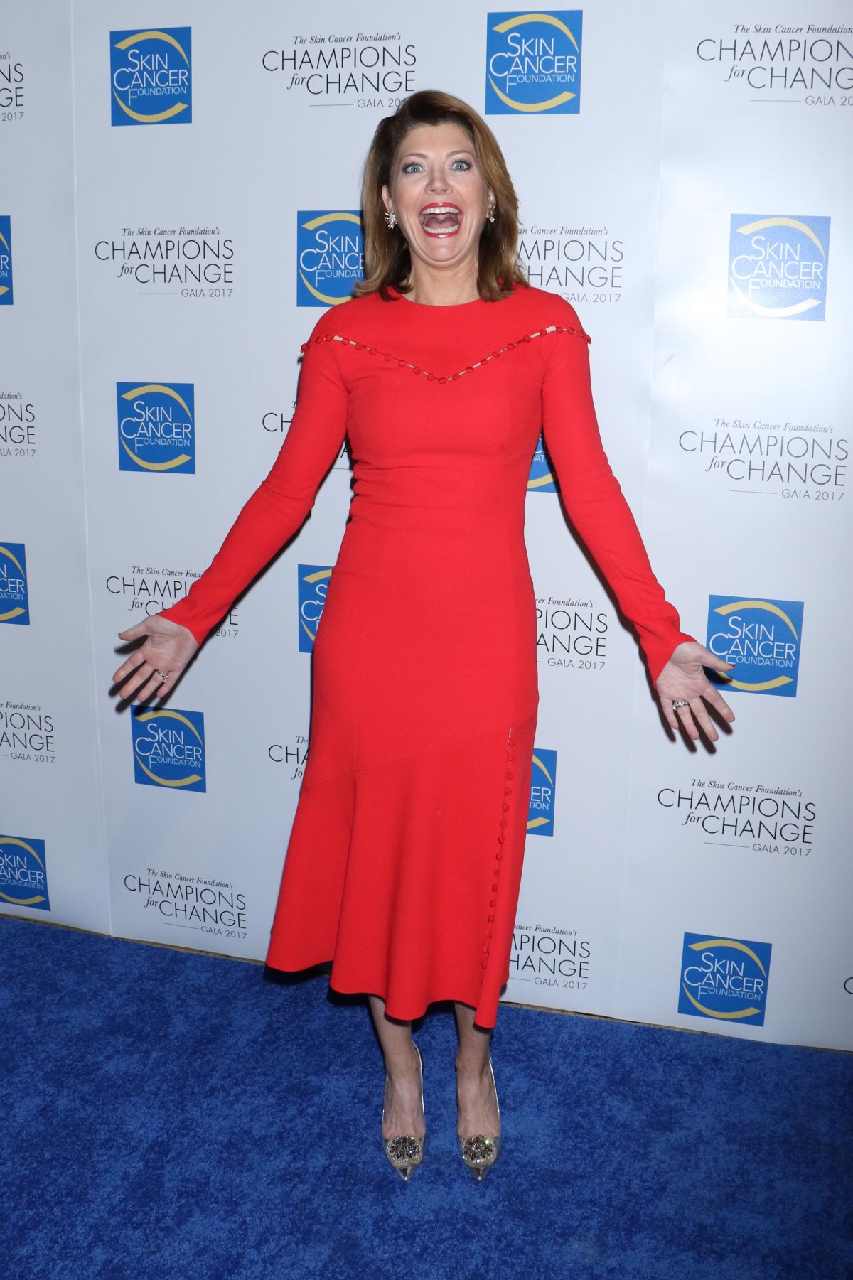 NORAH O’DONNELL at Skin Cancer Foundation’s Champions for Change Gala in Ne...