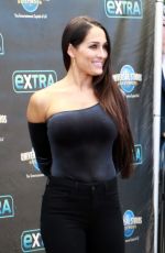 BRIE and NIKKI BELLA on the Set of Extra in Universal City 10/26/2017