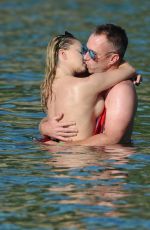 OLA JORDAN in Swimsuit on Vacation in Skiathos 09/05/2017