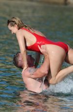 OLA JORDAN in Swimsuit on Vacation in Skiathos 09/05/2017