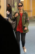 OLIVIA MUNN Arrives at Airport in Vancouver 10/01/2017