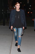 OLIVIA PALERMO Out for Dinner at Bondst Restaurant in New York 10/10/2017
